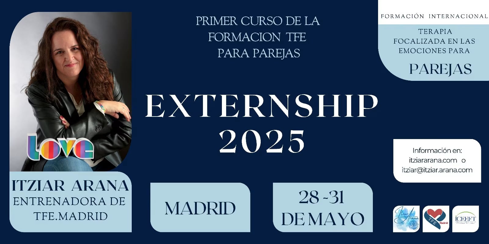 Externship en Terapia Focalizada en las Emociones (TFE) – Madrid, mayo 2025